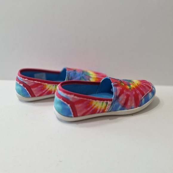 Sketchers Bob's Poppy Tie Dyed Bohemian Hippie Boho Hype Slip On Sneakers Size 6 - Picture 7 of 13